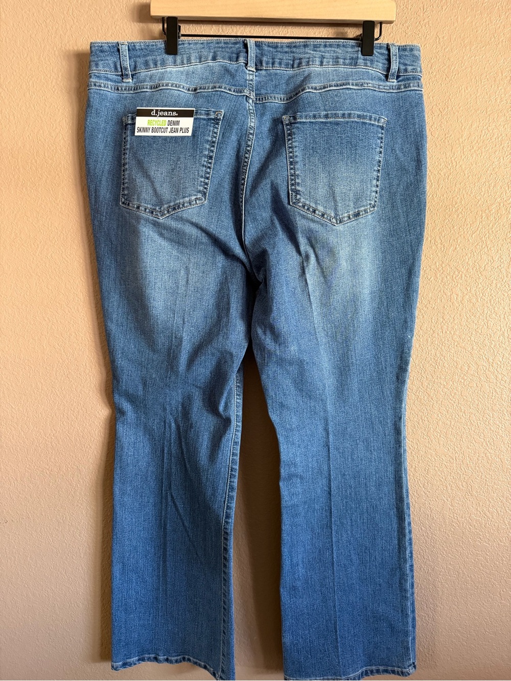d. jeans Skinny Bootcut High Rise Jeans Size 18W NWT - Picture 9 of 13
